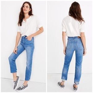 Madewell Classic Straight Jeans Novello Size 16